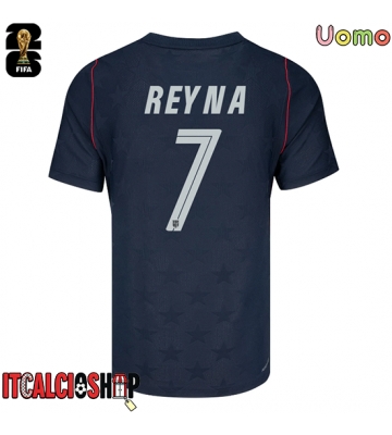 Stati Uniti Giovanni Reyna #7 Seconda Maglia Mondiali 2026 Manica Corta